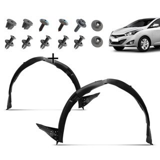 Par Parabarro Dianteiro Hb20 2013 2014 2015 2016 2017 2018 2019 + Kit Grampo Presilha em Oferta na Shopee