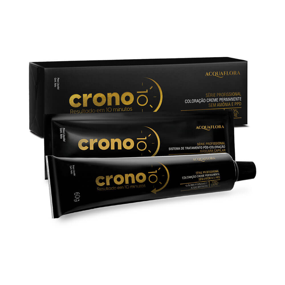 Coloração Acquaflora Crono 10 6.0 Louro Escuro em Oferta na Shopee