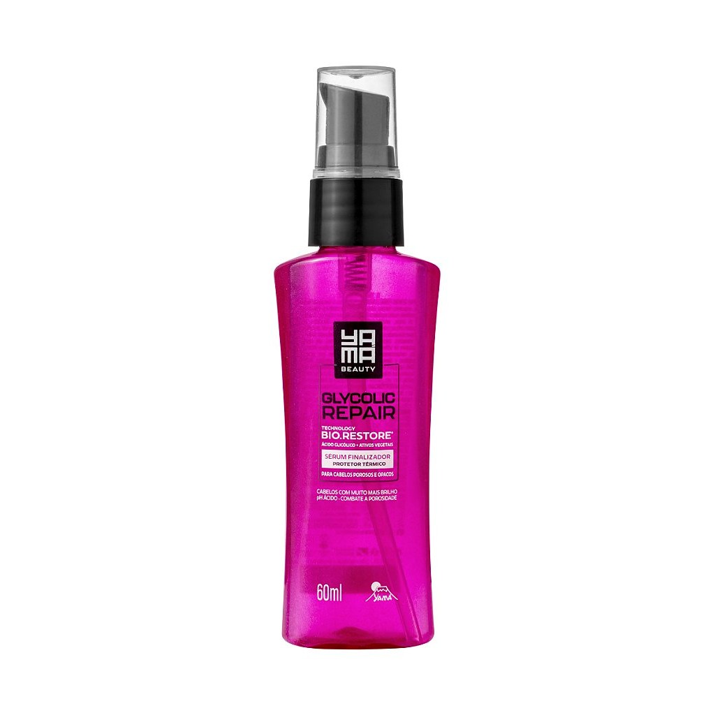 Óleo Finalizador Glycolic Repair Sérum Finalizador 60mL Yamá