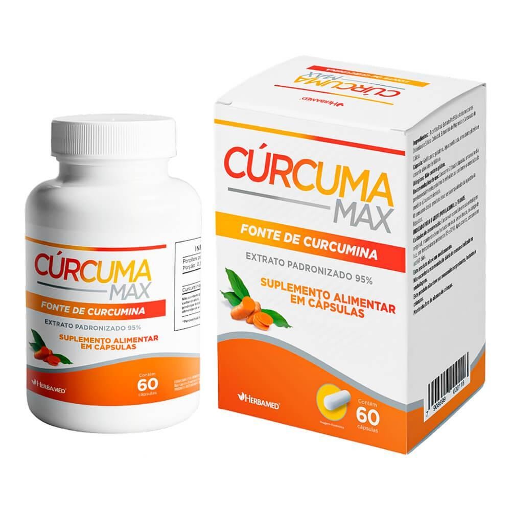 Cúrcuma Max 60 Cápsulas – Ação Antioxidante Natural em Oferta na Shopee