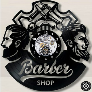 Relógio de Parede Relógio de parede Barbearia - Relógio De Relógios de parede Disco de Vinil Decorat