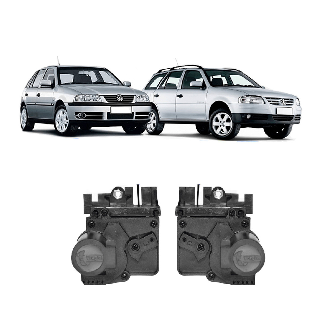 Kit Trava Elétrica Volkswagen Gol e Parati G2 G3 G4 2 Portas Tragial