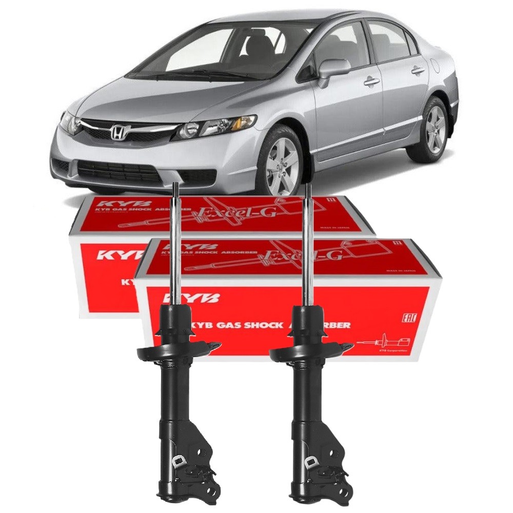 PAR AMORTECEDOR DIANTEIRO HONDA NEW CIVIC 2006 ATÉ 2011 KAYABA em Oferta na Shopee