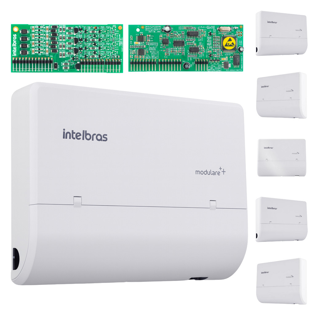 Intelbras PABX Central Telefônica Modulare Mais 2x8 Equipada com Placa DISA Atendimento Automático