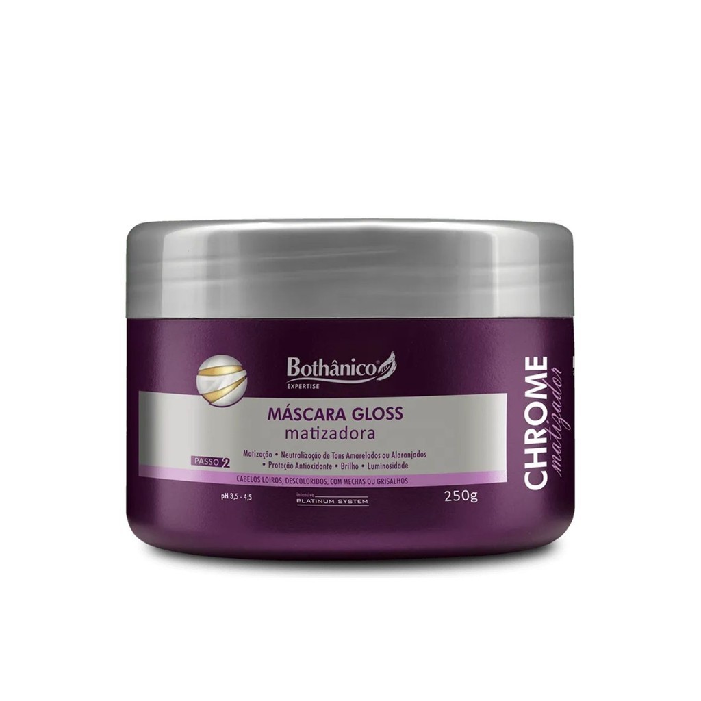 Máscara Gloss Matizadora-250g-Bothânico em Oferta na Shopee