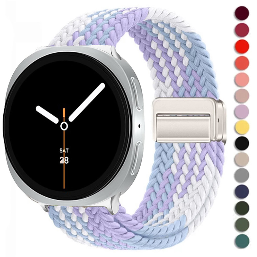 Pulseira De Nylon Trançada Solo , Adequada Para Samsung Galaxy Watch 8 40mm/44mm , Magnética Clássico 46MM Correa