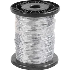 Cabo Aço Galvanizado Alma Aço 1.59mm - 1/16 6 X 7 Vonder