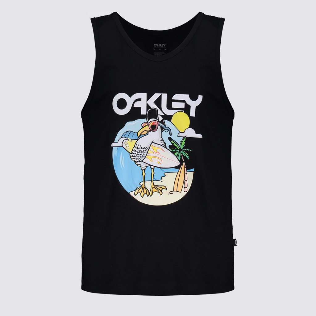 Regata Oakley Mad Seagull Tank Preta em Oferta na Shopee