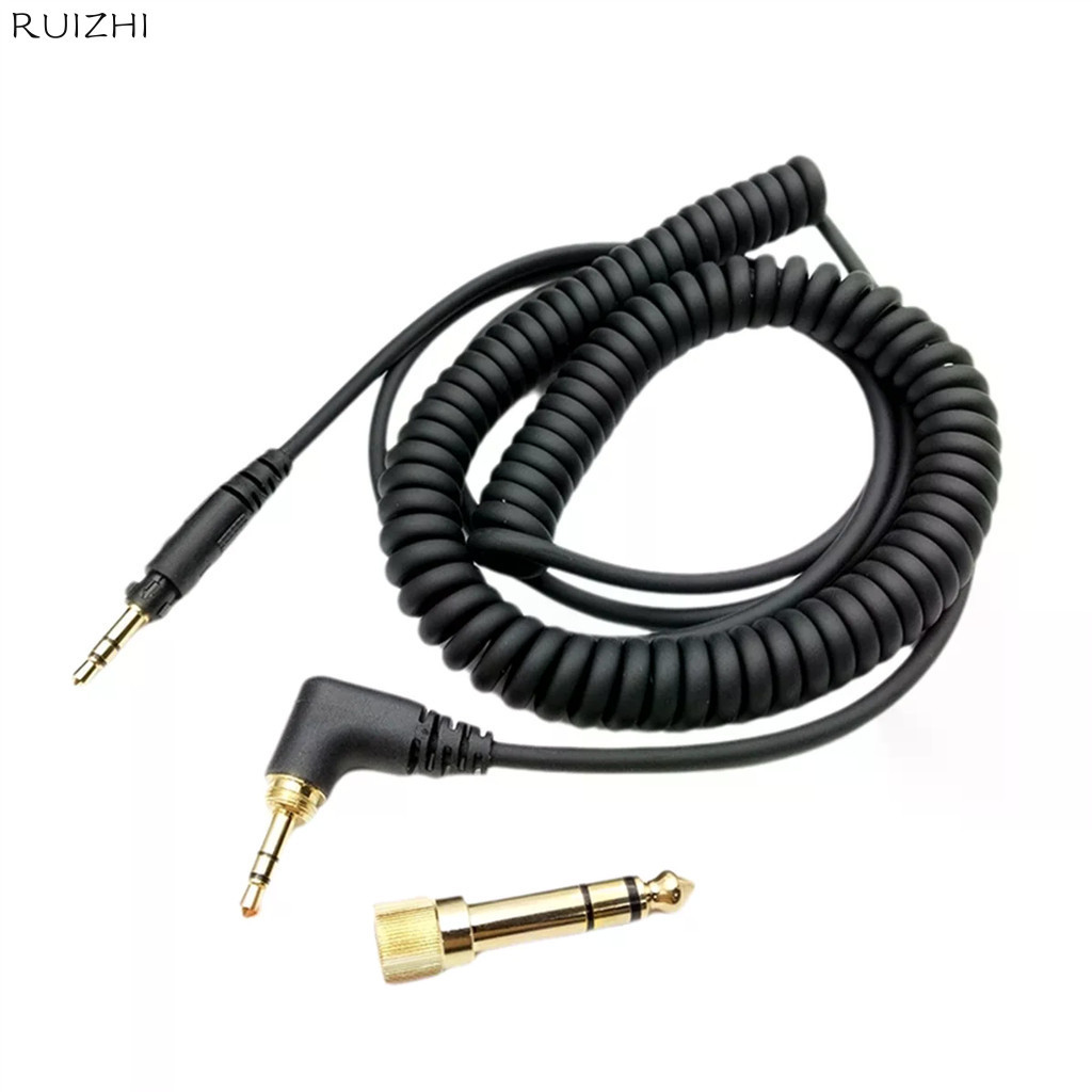 Cabo De Fone De Ouvido De Mola Para Substituição Technics RP-DH1200 Com Conectores De 3.5 Mm E 6.35