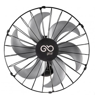 VENTILADOR OSCILANTE DE PAREDE 50CM GOAR METAL PRETO 127V em Oferta na Shopee