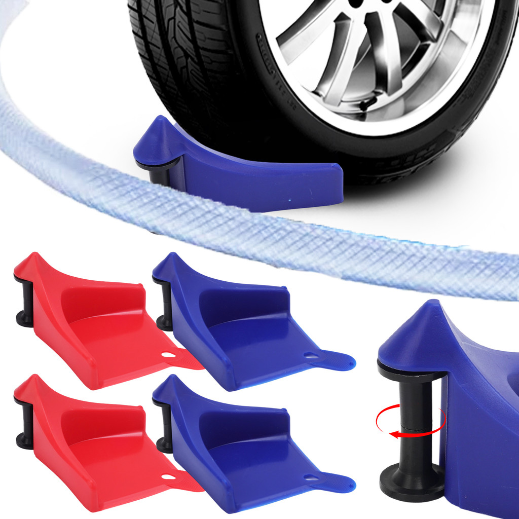 Mangueira Anti-Enrolamento Para Lavagem De Carro , Cunha De Pneu Deslizante , Multiuso , Guia De Automóvel , Rolo univer