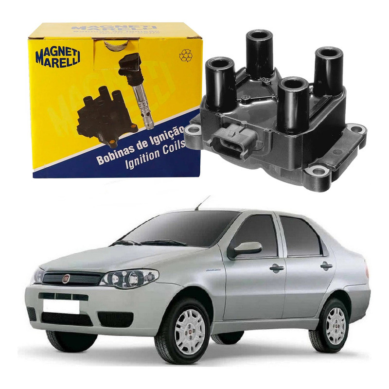 Bobina De Ignição Marelli Siena 1.0 8v Fire 2004 A 2006