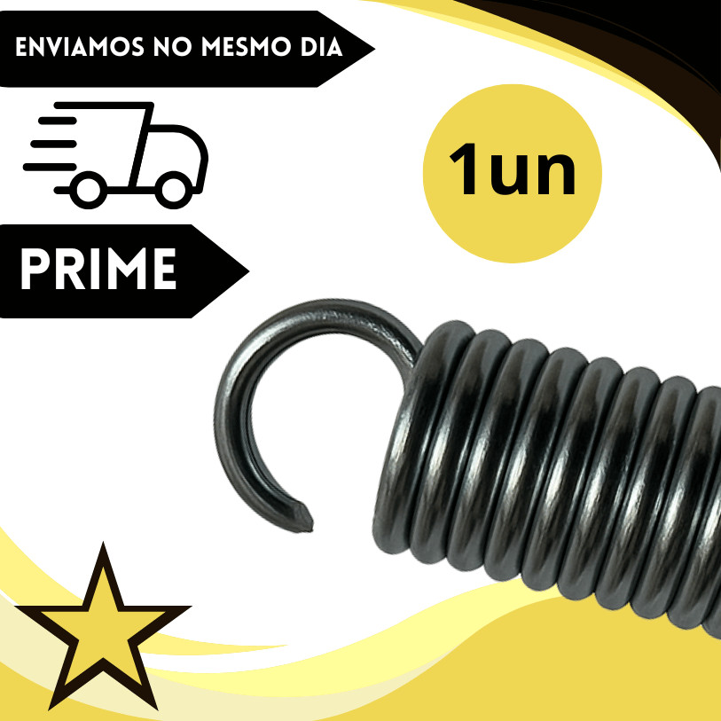 Molas Zincadas 9 cm – 1 unidade de peças para jump em Oferta na Shopee
