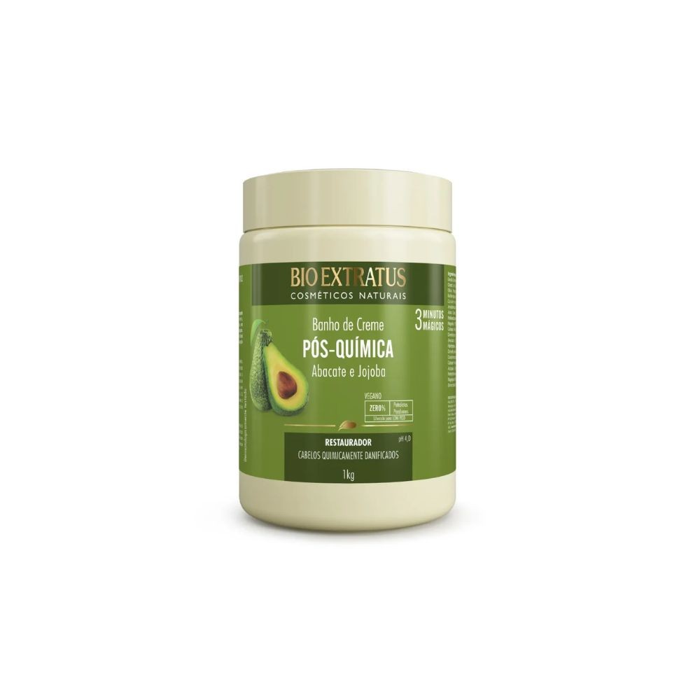 Banho de Creme Pós Química 1kg - Bio Extratus em Oferta na Shopee