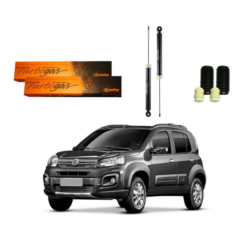 Kit Amortecedor Traseiro´ Uno Way 1.0 1.4 2017 A 2020 em Oferta na Shopee