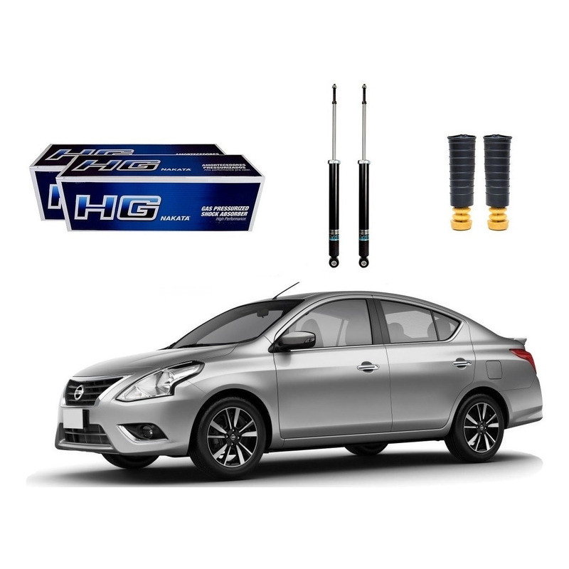 Kit Amortecedor Traseiro, Versa 1.0 1.6 2015 A 2020