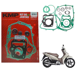 Jogo de Juntas Completo Honda Biz 125 2005/2025 Kmp Original Motor Moto