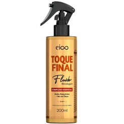 Eico Spray Leave-in Fluído Blindagem Toque Final Brilho Hidratação Proteção Térmica Filtro UV 200ml