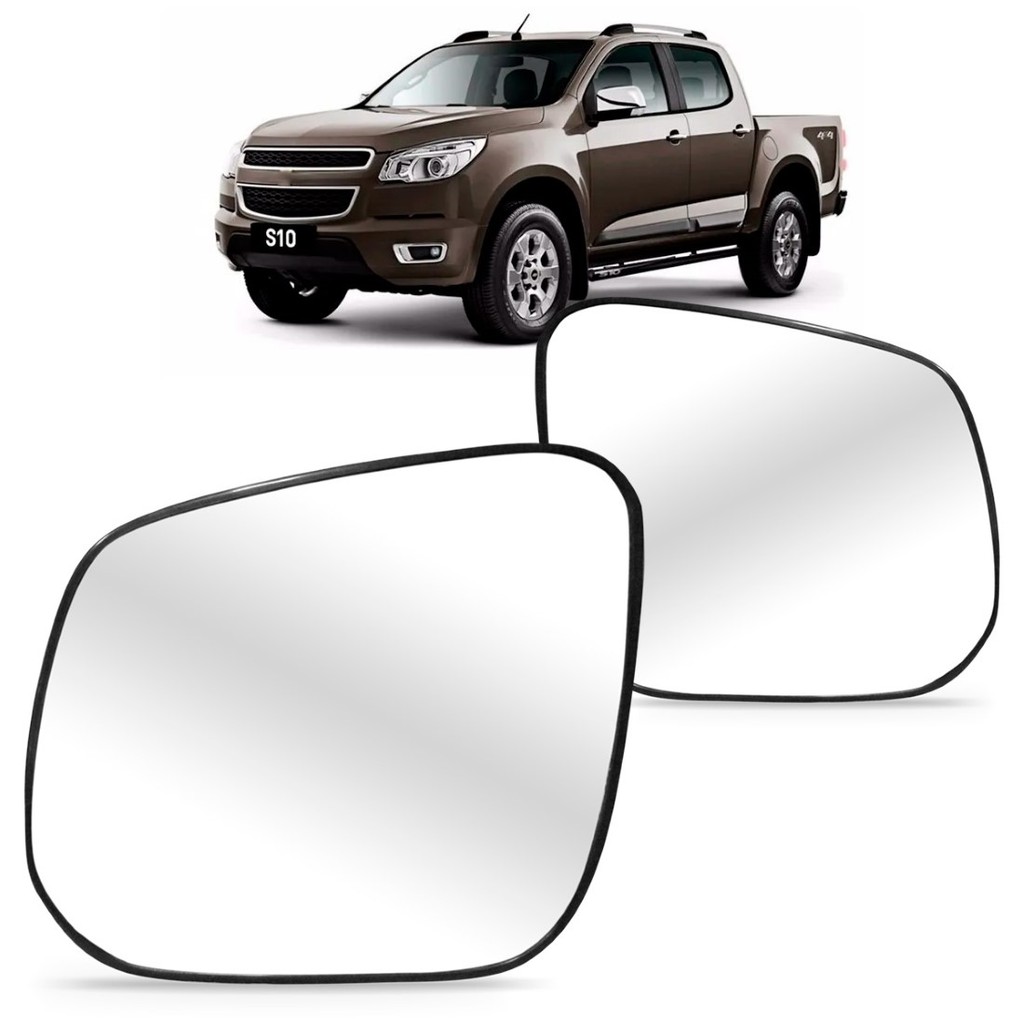 Lente Retrovisor S10 LS/ LT/ LTZ 2012 2013 2014 2015 2016 2017