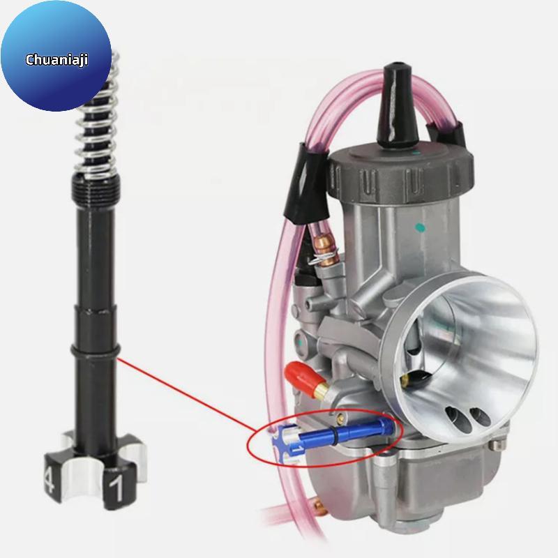 Chuaniaji CNC Kit De Parafuso Ajustador De Ar De Motocicleta De Alumínio Para Carburador 21 24 26 28 30 32 34mm BR