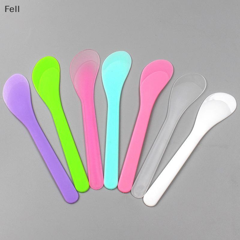 [Fel] 10 Pçs/Lote Máscara Facial Sti Espátula Cosmética Colher DIY Beleza Maquiagem Stis Ferramentas De Mistura De Lama