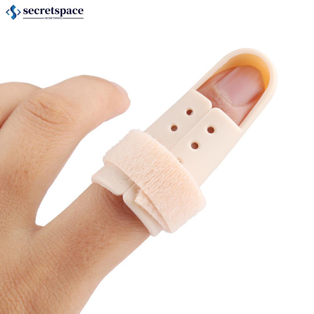 SECRETSPACE 1Pc Plástico Mallet DIP Dedo Suporte Cinta Tala Proteção Conjunta Lesão D4R2