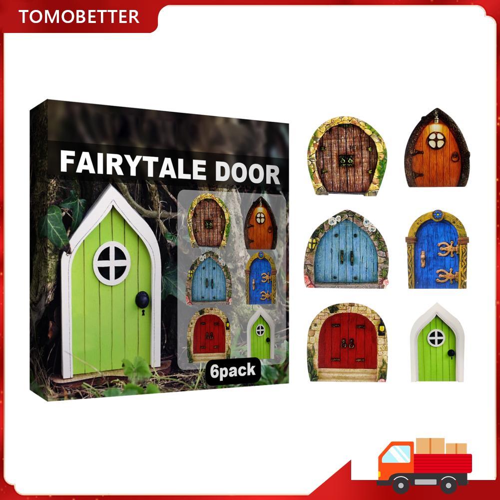 [Ander Online] (agência de leilões faz um pedido de acordo com a imagem do produto) 6 peças decoração de jardim porta