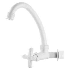 Torneira Para Cozinha Herc 2735 Parede 1/2-3/4 Branca Bica Movel Sm