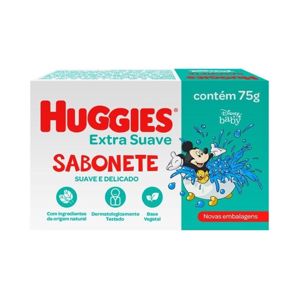 Sabonete Huggies Suave 75g Embalagem com 12 Unidades