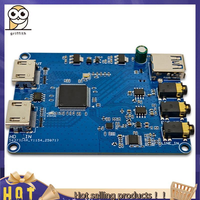 Módulo De Captura De Vídeo HD BRS1-Compatível Com Placa USB 3.0 Áudio 4K Loopout De 3.5 Mm Para Transmissão Ao Vivo