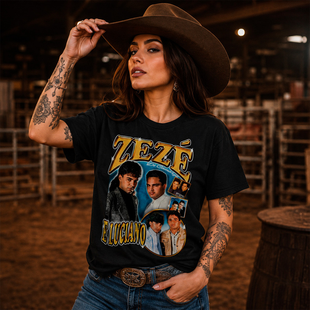 Camiseta Agro Algodão Camisa Zezé Di Camargo E Luciano Sertanejo Raiz Streetwear