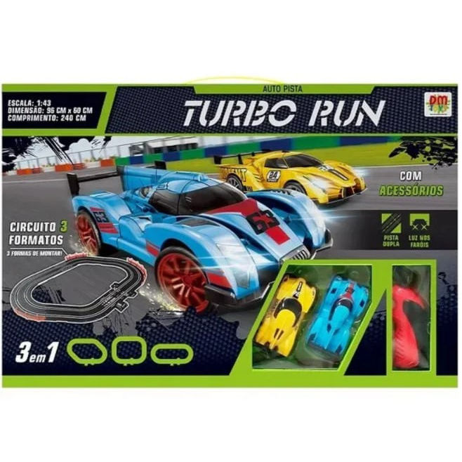 Autorama Auto Pista Turbo Run - DM Toys -