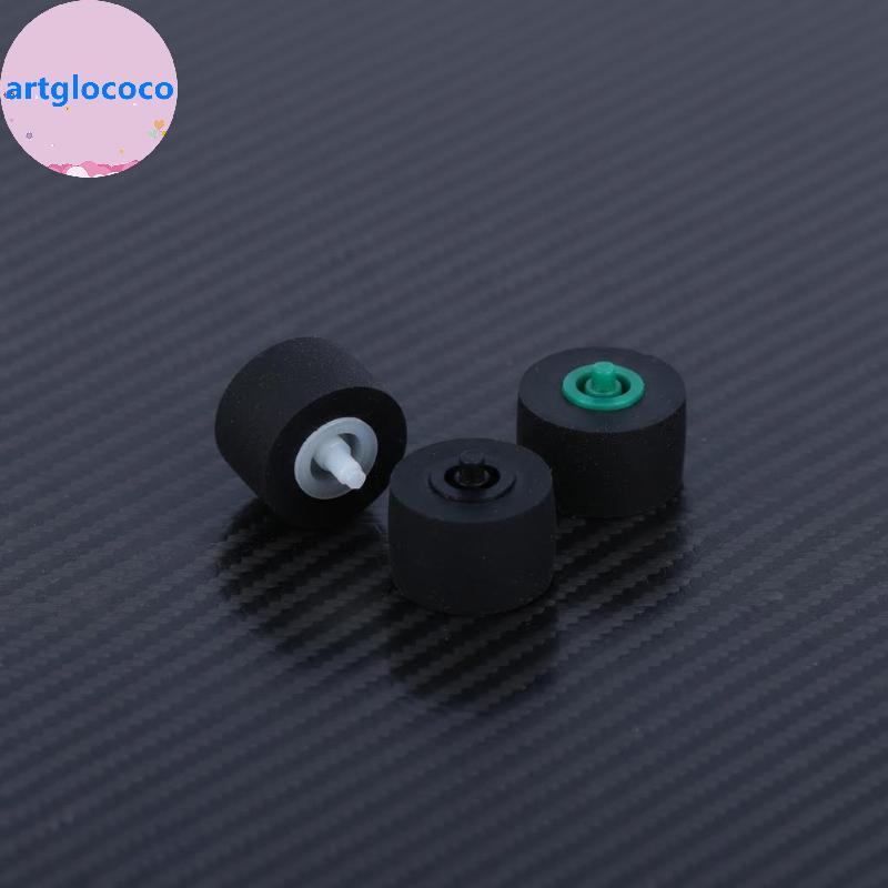 Artglococo 10 Peças 10x6x1.5x10mm Cartucho De Movimento De Rádio Roda De Rolo Com Eixo Para Gravador De Fita Cassete Pla