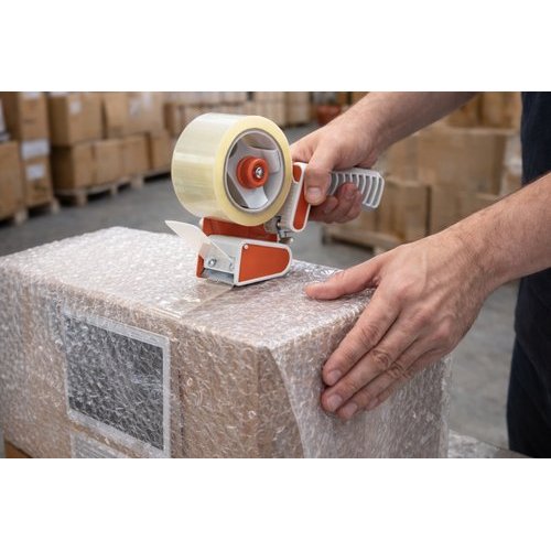 Aplicador Dispenser Suporte Fita Adesiva Plástico Metal Alta Durabilidade