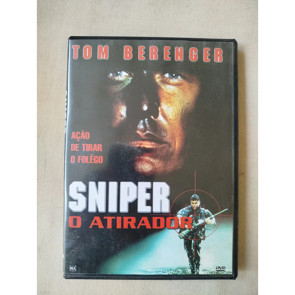 DVD Filme Sniper O Atirador 1993 Tom Berenger Billy Zane