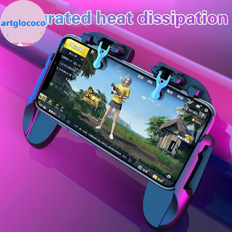 Artglococo H10 Gaming Handheld Grip Controlador De Jogo Joysti Gamepad Para Pubg Gatilho Ventilador De Refrigeração Refr