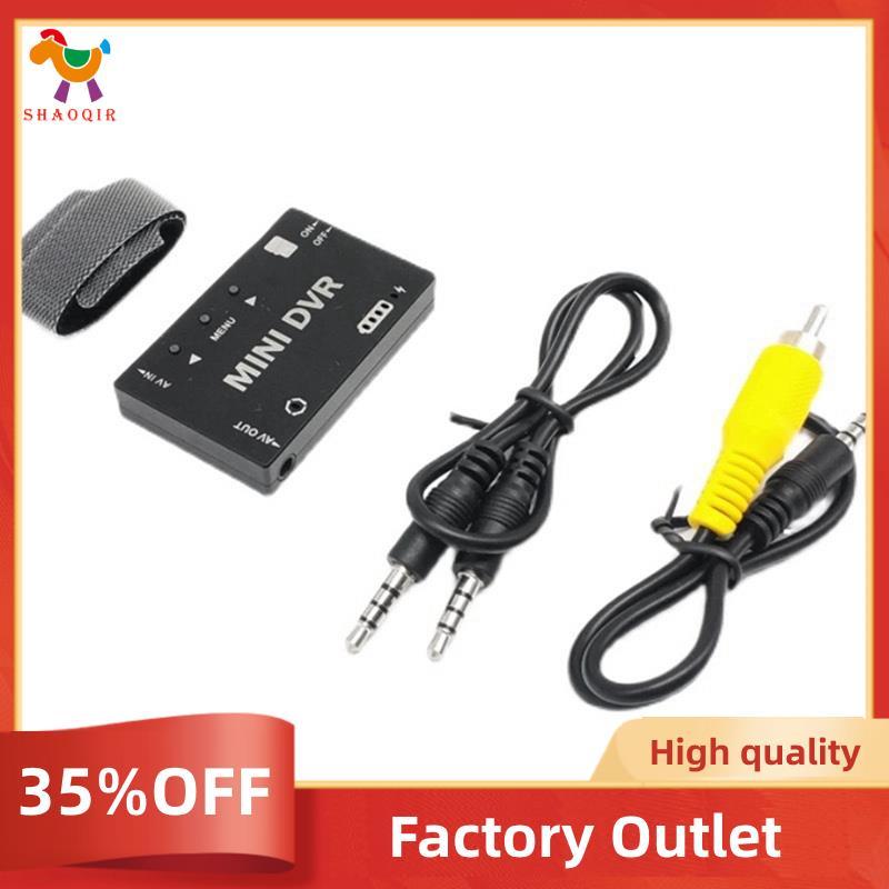 Mini FPV DVR Gravador De Áudio E Vídeo NTSC/PAL Bateria Embutida 3.7V 400mah Para RC Multicopters VR Óculos Monitor Pret