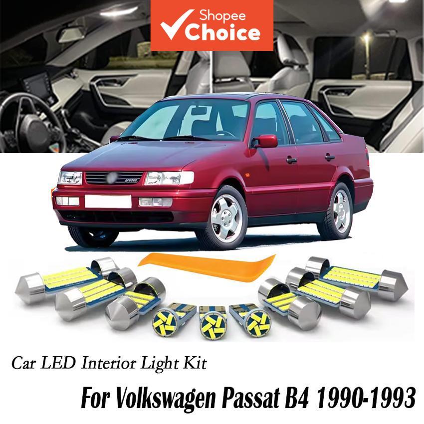 Kit de lâmpadas LED Canbus 13 peças para VW Volkswagen Passat B4 Sedan/Variant 1990-1993 (lâmpada interna, de leitura,