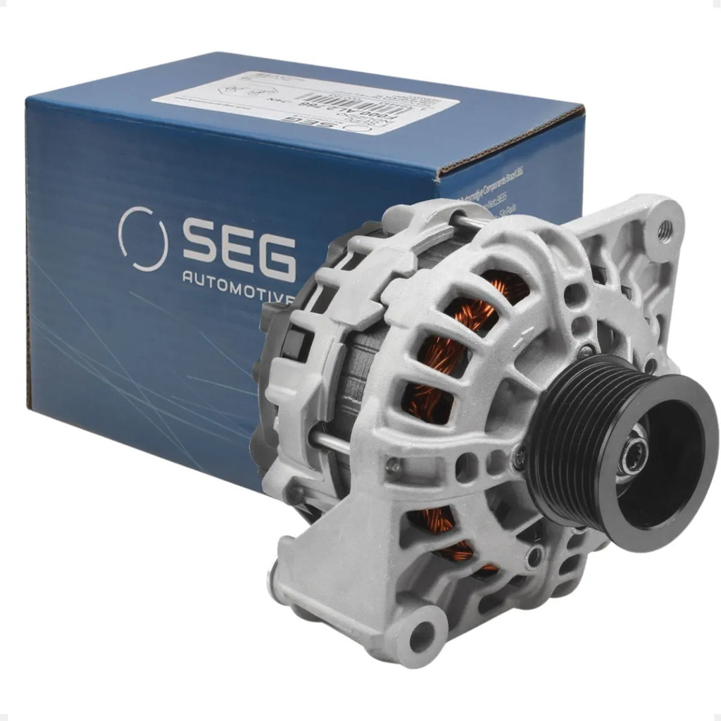 Alternador Vw Worker 13180 15180 17220 90a 12v Com Polia 8pk