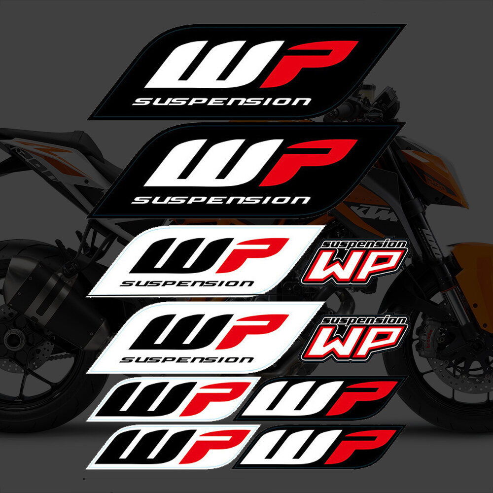 Adesivo Refletivo Para Emblema De Motocicleta , Decalque À Prova D'água WP KTM 200/390/690/990
