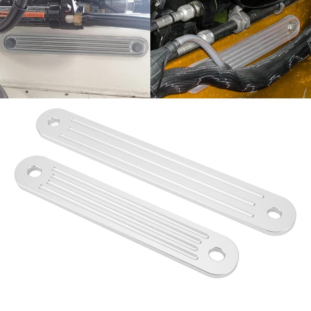 Placa de suporte de popa Aumotop Kit de alumínio forte de 15 x 2 polegadas para motor de barco Função essencial Marinha