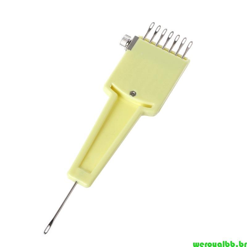 weroyalbb 1x7 Ferramenta De Transferência Ajustável Para Máquina De Costura De Tricô 4 5mm 9mm Nova