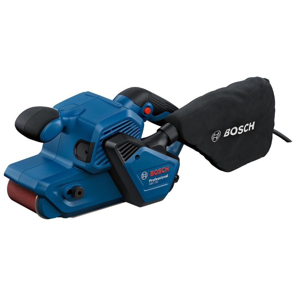 Lixadeira De Cinta Bosch Gbs 750 127V 850W Com Coletor De Pó
