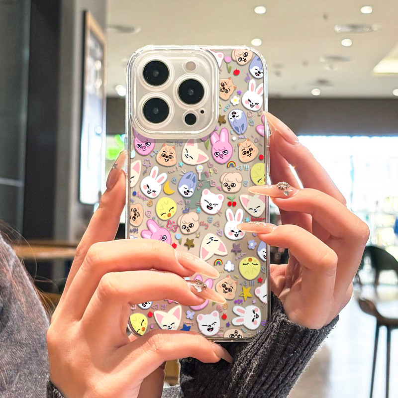 Capinha anti impacto de Stray Kids para iPhone x xr xs max 14 11 12 13 15 16 pro max 12 pro capa Protetora