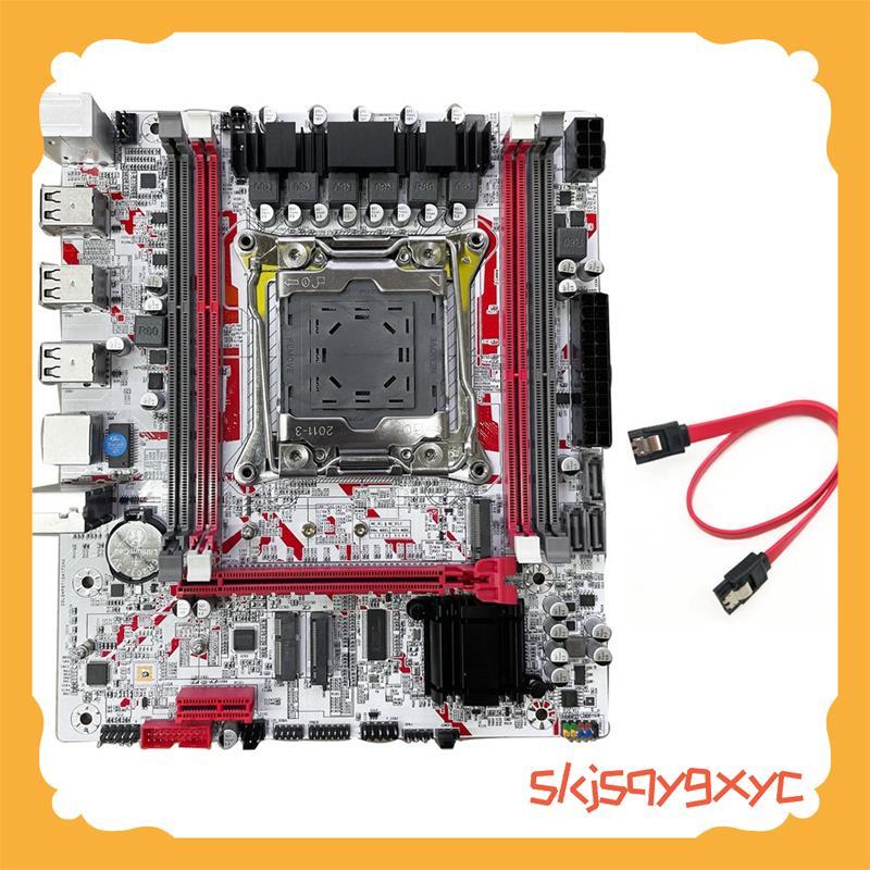 X99 Placa-Mãe X99G757 Para Jogos De Mesa LGA 2011-3 DDR3 HM55 Chip Suporte E5 2666/2673/2676/2678/2696 V3 CPU Sjsqygxyc.