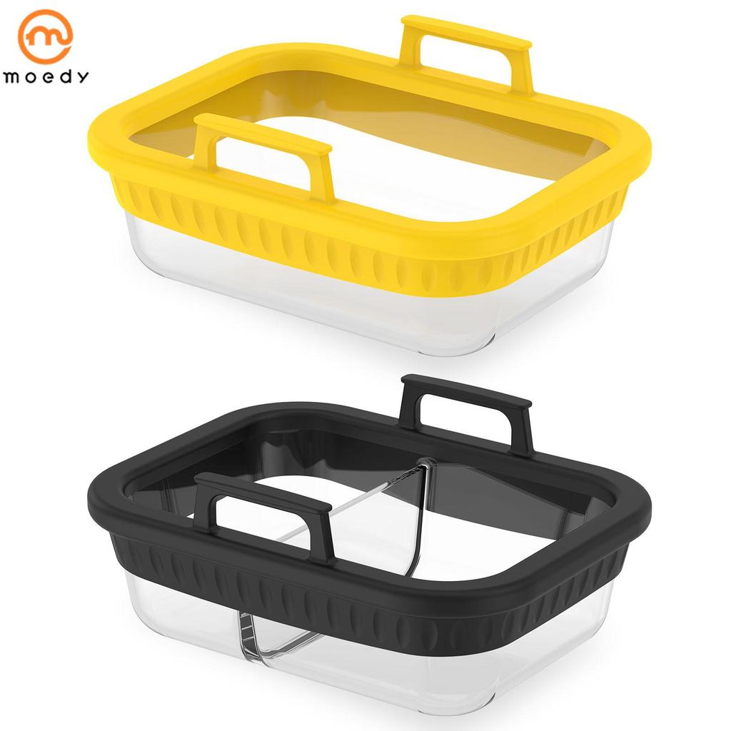Prato De Vidro Retangular Para Fritadeira De Ar , 2 Peças , AF500EU/SL400EUCP/SL400EU 1100 ml , Forro SHOPSKC1628