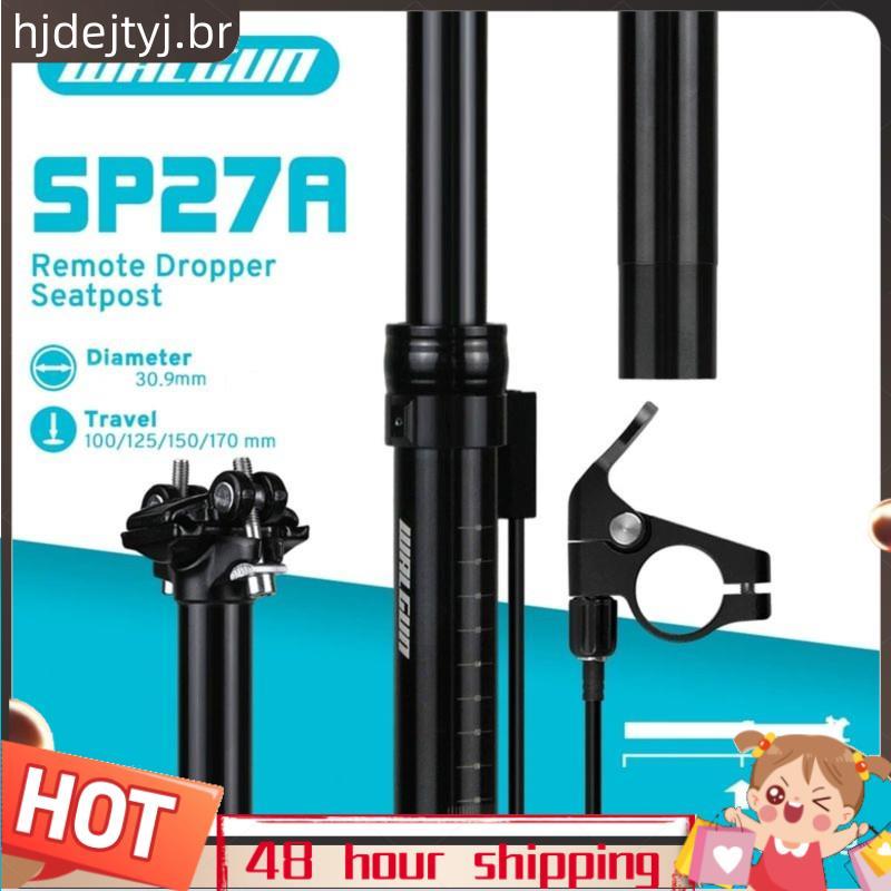 SP27A Espigão Conta-Gotas De Bicicleta Para MTB Diâmetro 30.9mm Controle Remoto Selim Telescópico Hidráulico 100mm