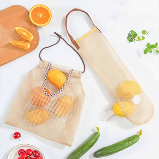 Jiang Yan mesmo estilo gengibre alho saco de armazenamento saco de armazenamento de artigos diversos saco de cozinha jap