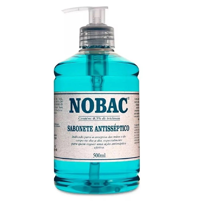 Sabonete Antisséptico Nobac Pump 500ml