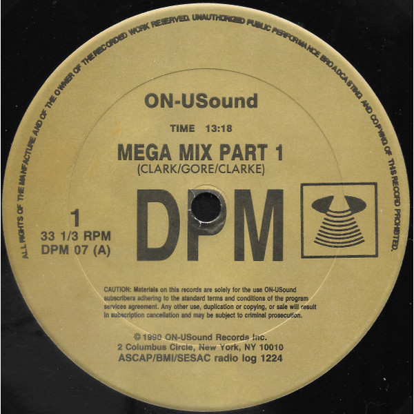Depeche Mode DPM – Mega Mix Part 1 / Mega Mix Part 2  / Imp.